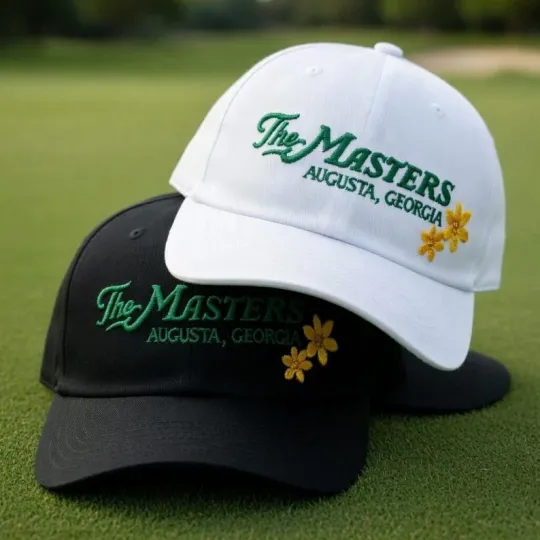 2026 Masters Tournament Augusta National Embroidered Cap, Golf Lover Gift