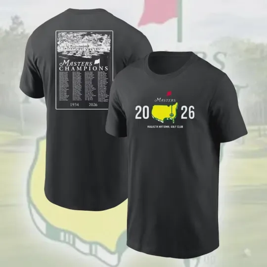 Discover Augusta National Golf Club Tee 2026 Masters Tournament Shirt Full Size