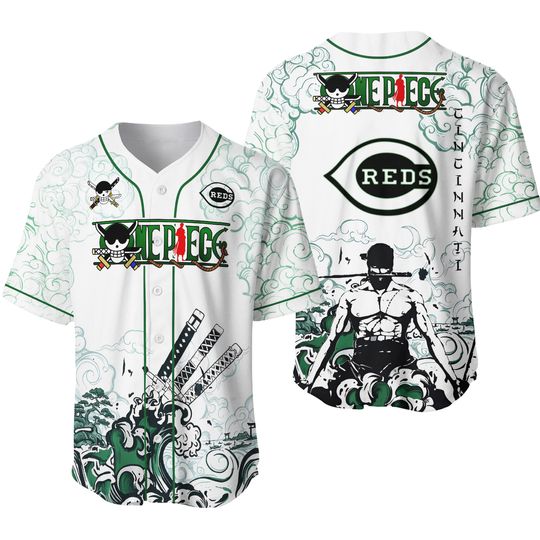 Cincinnati Reds x Zoro Ronin Emerald Wave Limited Edition Jersey