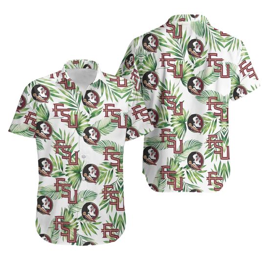 Florida State Seminoles Flowery Aloha Summer Beach Hawaiian Shirt