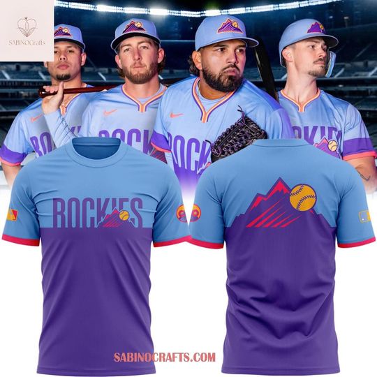 Colorado Rockies New City Connect Purple Version 2026 T-Shirt