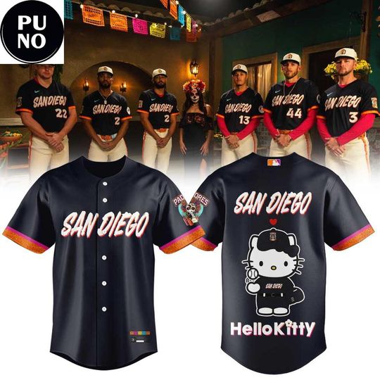 San Diego Padres City Connect x Hello Kitty 2026 Baseball Jersey