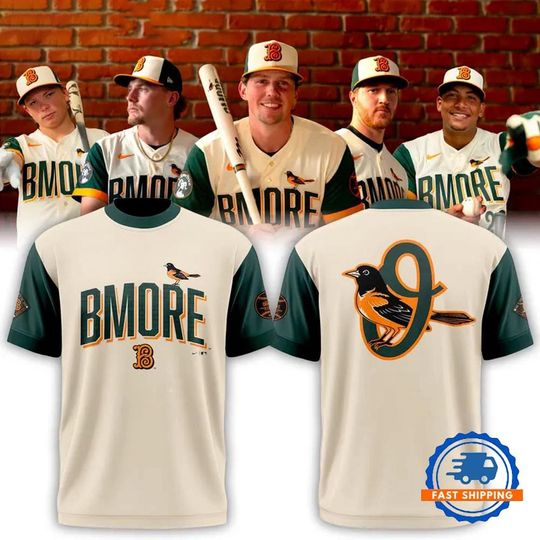 Baltimore Orioles Cream 2026 City Connect Collection Therma-FIT T Shirt