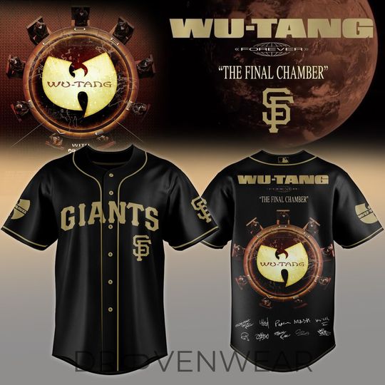 Discover San Francisco Giants x Wu-Tang Forever “The Final Chamber” 2026 Limited Edition Signature – Jersey
