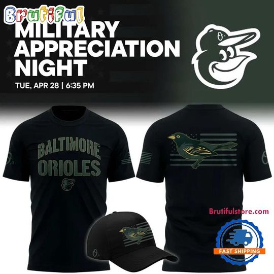 Baltimore Orioles 2026 Military Appreciation Night Limited Edition T-Shirt