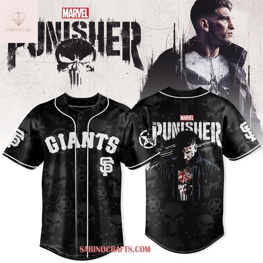 San Francisco Giants Marvel x The Punisher 2026 Night Baseball Jersey
