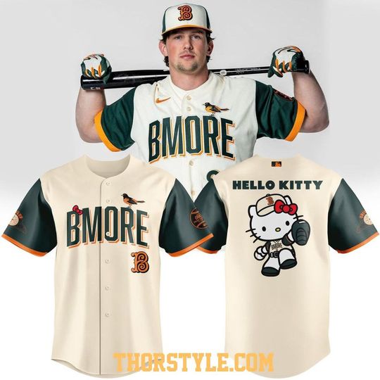 Baltimore Orioles x Hello Kitty x City Connect Night 2026 Baseball Jersey