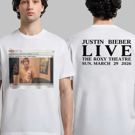 Justin Bieber Secret Show At Coachellla 2026 With YouTubee Cover Unisex T-Shirt