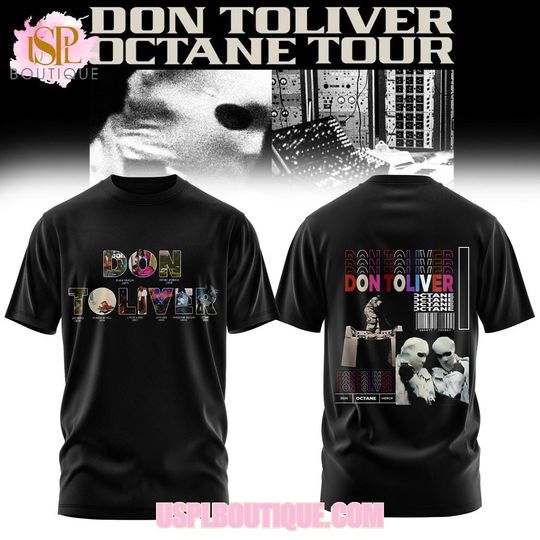 Discover Don Toliver Octane Chaos Tour 2026 Black T-Shirt