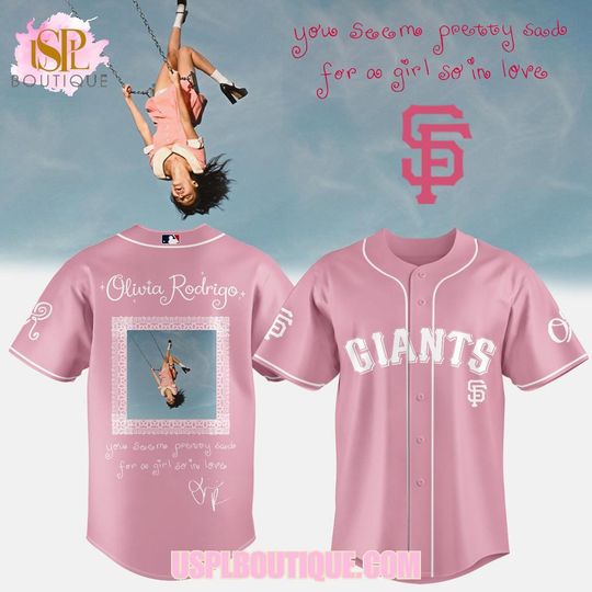 San Francisco Giants x Olivia Rodrigo 2026 Pink Jersey