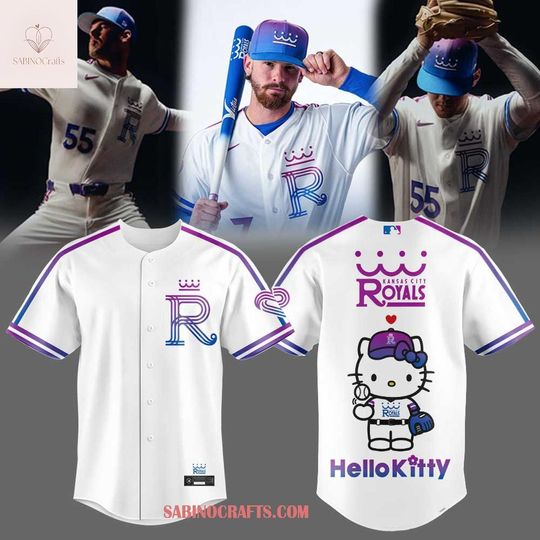 Kansas City Royals 2026 City Connect Stadium x Hello Kitty Baseball Jersey