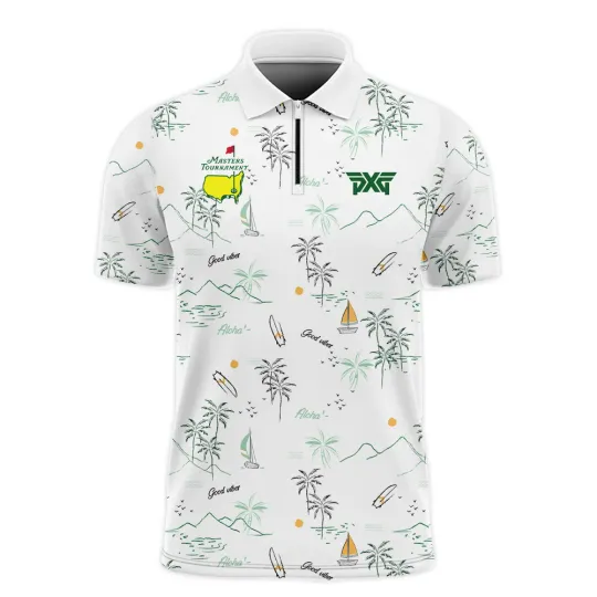 Island Seamless Pattern Golf Masters Tournament Polo Shirt, Masters Golf Tournament, Masters Golf, Augusta Golf Shirt