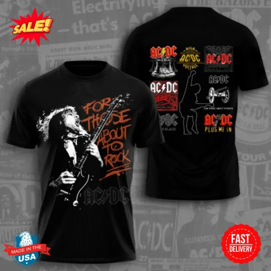 Discover AC-DC 3D Shirt S-5XL