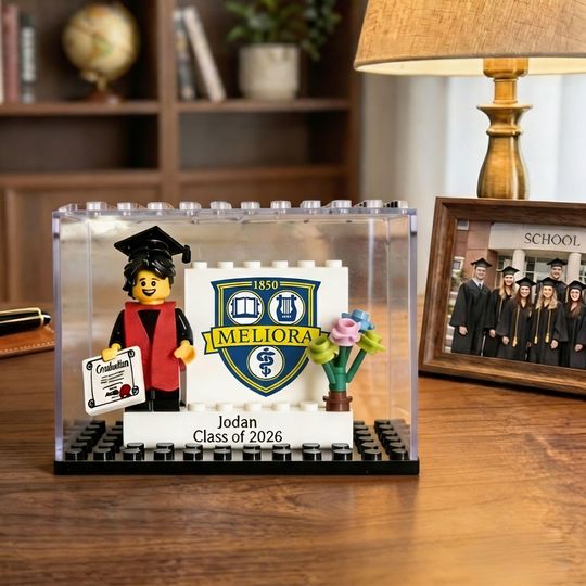 Personalized Graduation Minifigure Set,Graduate Keepsake, 2026 Grad Gift,Mini Figure 2026 Graduation Gift,Student Grad Gift for Him/Her