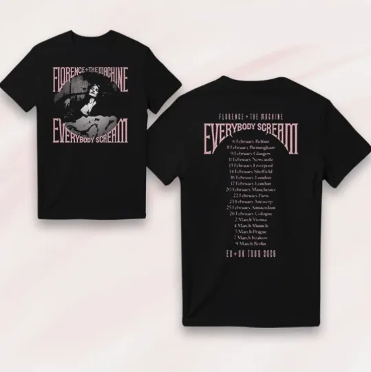 Discover Florence And The Machine Everybody Scream Tour 2026 Shirt