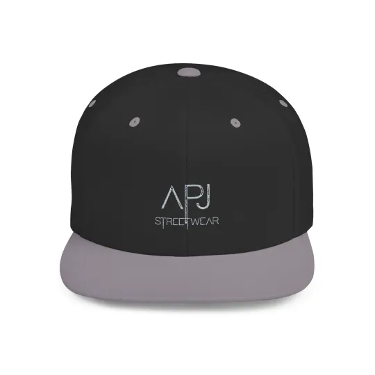 Discover APJ Streetwear Flat Bill Snapback Hat | Embroidered Cap