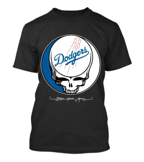 Steal Your Face Grateful Dead Dodgers T-Shirt