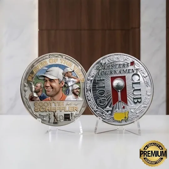 Scottie Scheffler Masters Champion Commemorative Coin