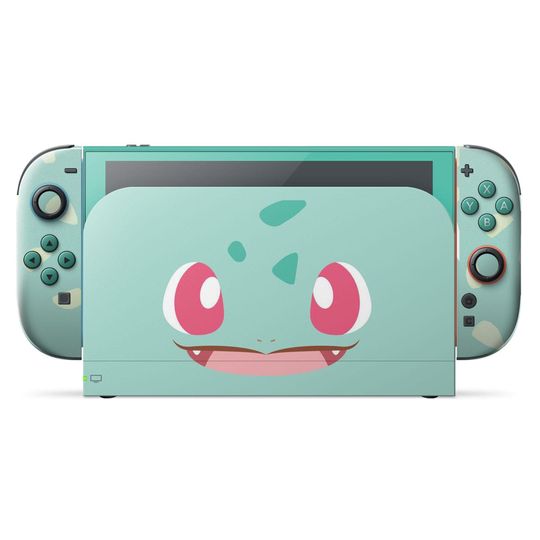 PKM Bulbasaur Switch 2 Skin, Birthday Gifts, Gamer Gift