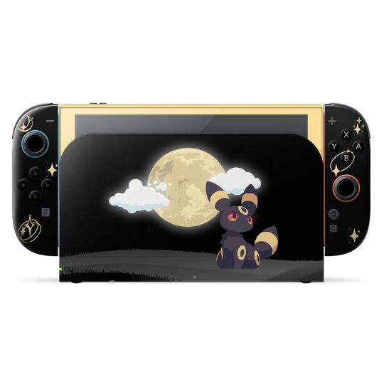 PKM Umbreon Switch 2 Skin, Birthday Gifts, Gamer Gift