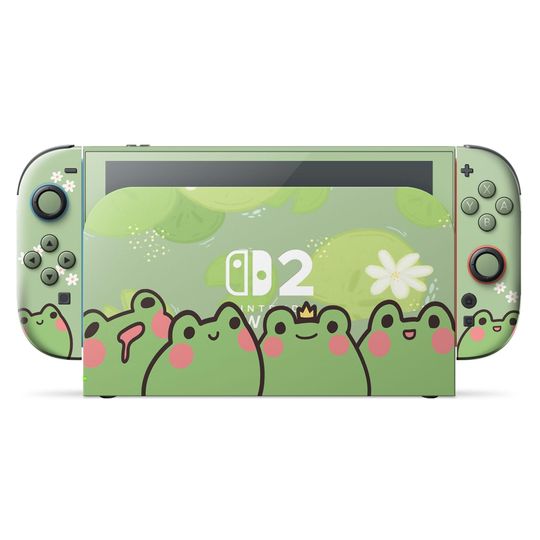 Froggy Matcha Switch 2 Skin, Birthday Gifts, Gamer Gift