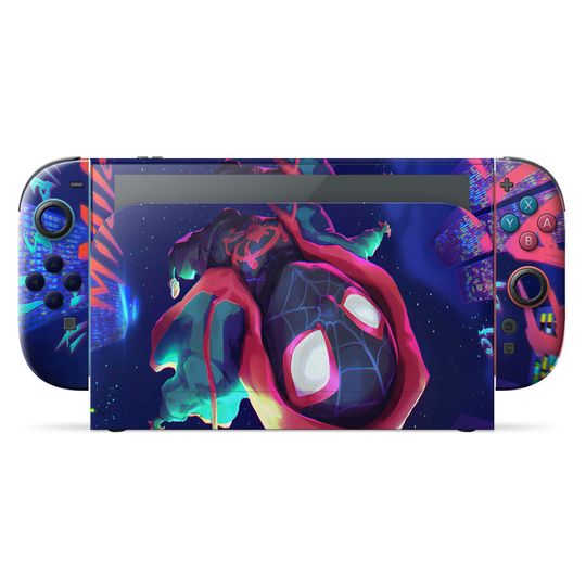 Spiderman Spiderverse Nintendo Switch 2 Skin, Spider-Man Switch 2 Skin, Birthday Gifts, Gamer Gift