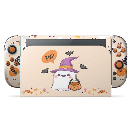 Cute Halloween Ghost Switch 2 Skin, Birthday Gifts, Gamer Gift
