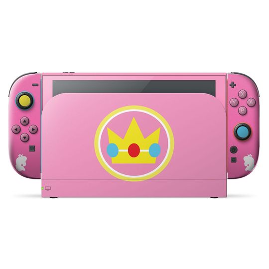 Princess Peach Crown Switch 2 Skin, Birthday Gifts, Gamer Gift