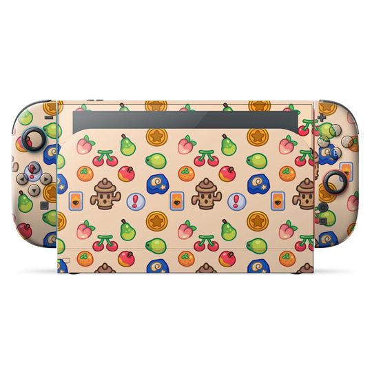 Cute Animal Crossing Icons Switch 2 Skin, Birthday Gifts, Gamer Gift