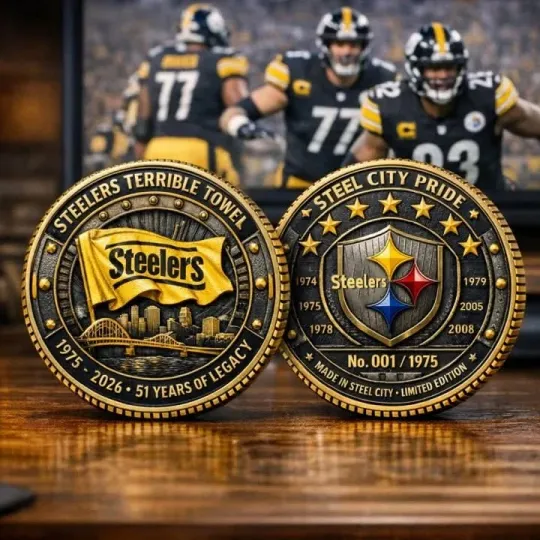 Pittsburgh Steeler 51 Years Commemorative Coin
