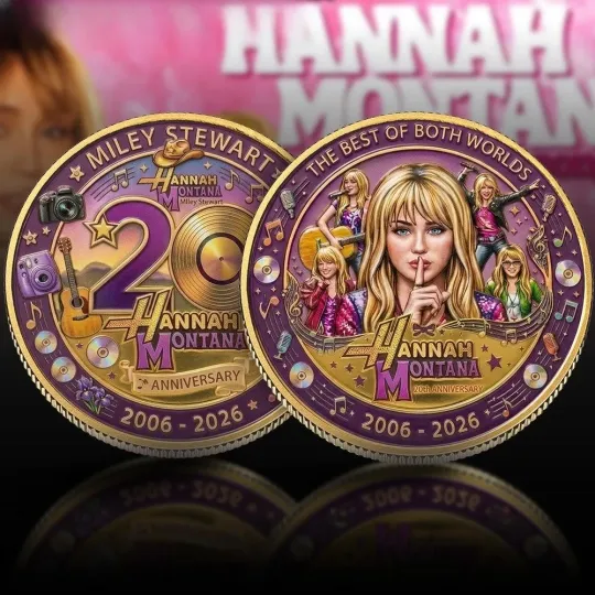 Best Of Both Worlds Coin Hannah Montana 20Th Anniversary