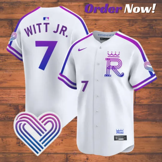 Discover Bobby Witt Jr. #7 Royals White 2026 City Connect Baseball Jersey