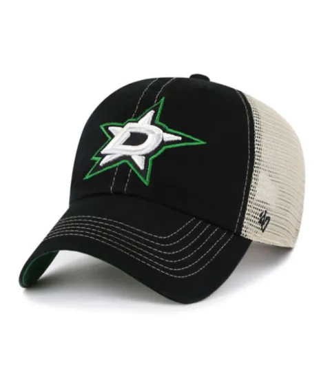 Dallas Stars '47 Brand Black Trucker Dad Hat