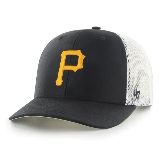 Discover Pittsburgh Pirates '47 Brand Black Trucker Cap