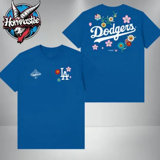 Takashi Murakami X Dodgers World Series Champions 2025 Double Sided T-Shirt