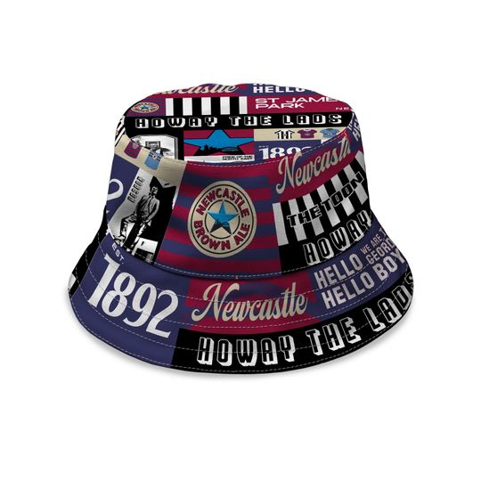 Discover Newcastle History Montage Bucket Hat
