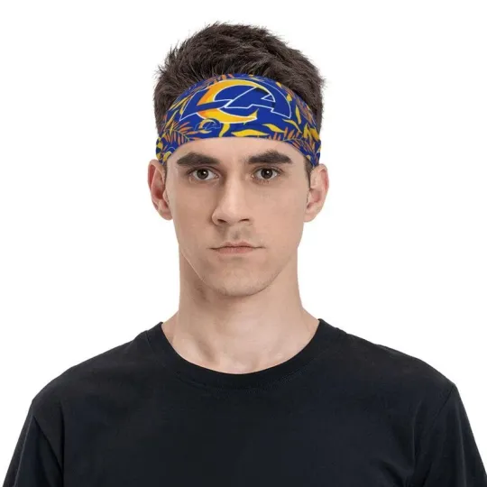 Los Angeles Rams Sports Sweatband Yoga Gym Running Headband