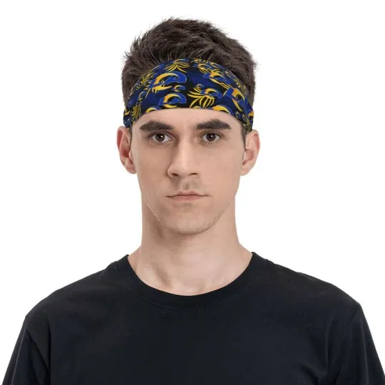 Los Angeles Rams Sports Sweatband Elastic Headband for Running
