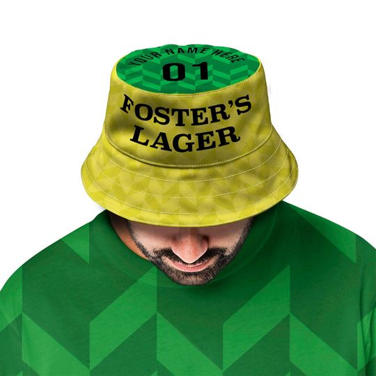 Discover Norwich 1986 Home Retro Football Bucket Hat