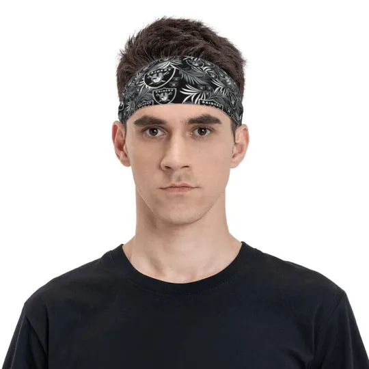 Las Vegas Raiders Sport Sweatband Elastic Hair Headband