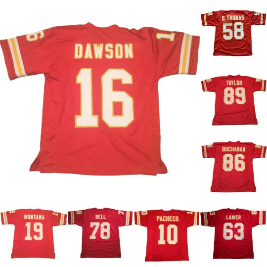 Discover Custom Men's Red 2025 Limited Stitched Sewn Jersey New All Size