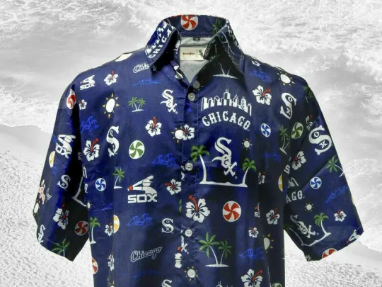 Chicago White Sox Blue Hawaiian Shirt