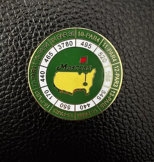 Discover The Masters Golf Ball Marker coin