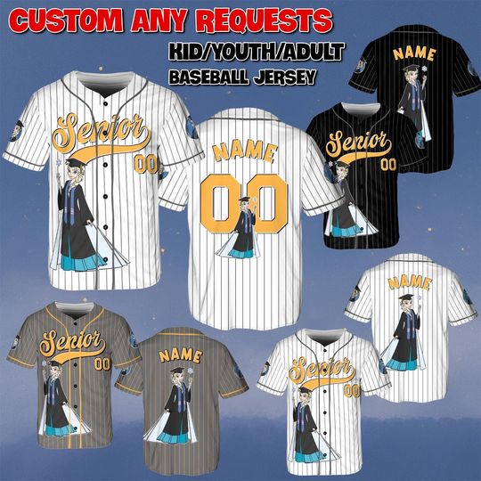 Discover Custom Elsa Senior Baseball Jersey, Disney Frozen Princess Senior Shirt, Class of 2026 Graduation Jersey, Disney Senior Trip Shirt