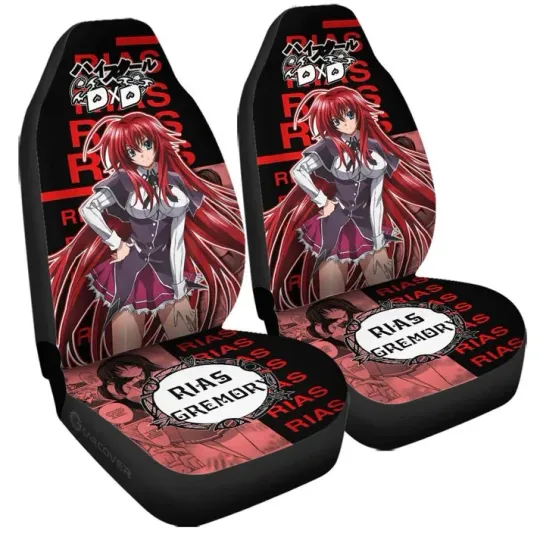 Discover High School DxD Rias Car Seat Covers - Anime Vehicle Interior Accessories
