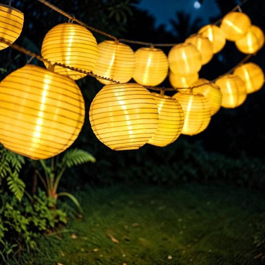 Solar String Lights Outdoor Waterproof Fairy Lanterns for Garden, Patio & Boho Home Decor. Solar Powered LED Garland for Wedding and Party