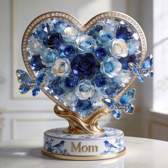 Toile De Jouy Acrylic Plaque - Personalized Gifts For Mothers