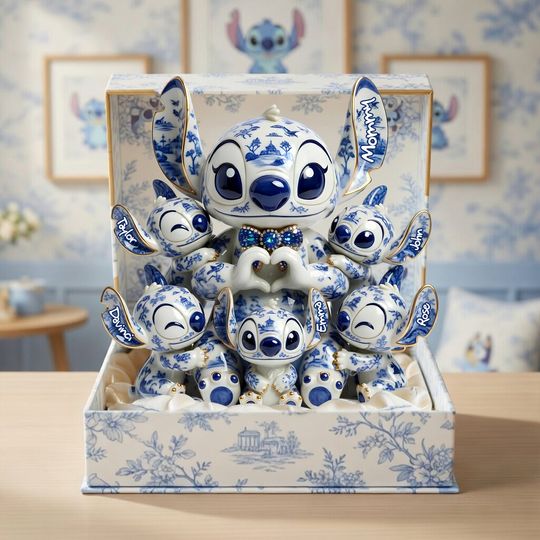 Cute Mother Toile De Jouy Pattern Acrylic Plaque - Personalized Gifts For Moms