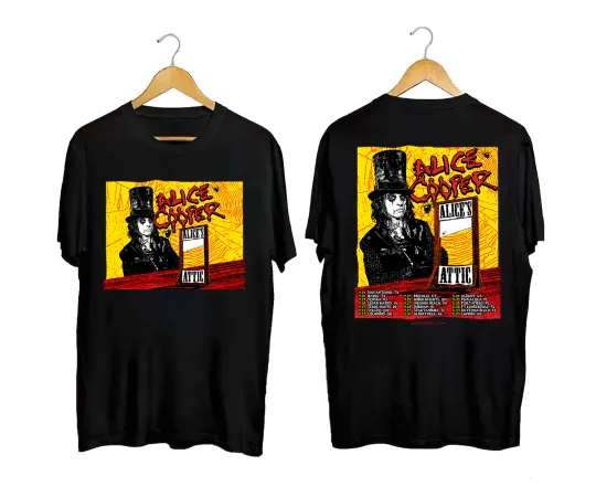 Alice Cooper Alice’s Attic 2026 Tour T-Shirt