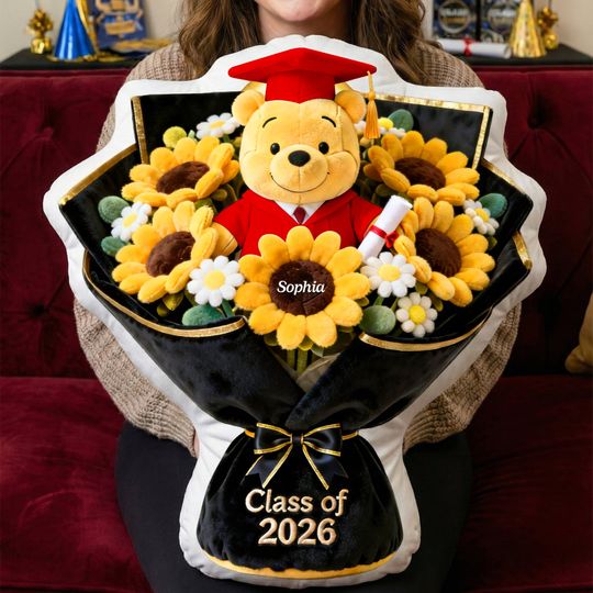 Discover Graduation Flower Pillow - Personalized Gifts For Graduates
